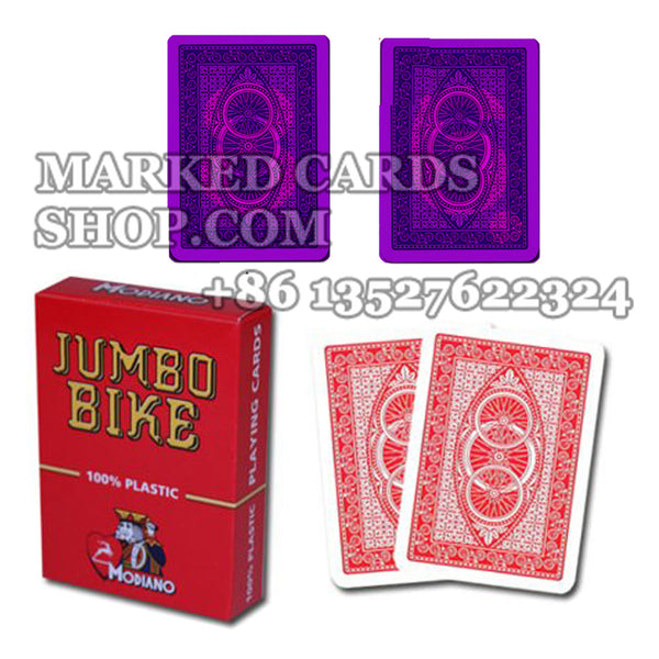 Modiano Jumbo Bike Poker Valsspelen Contactlenzen Kaarten