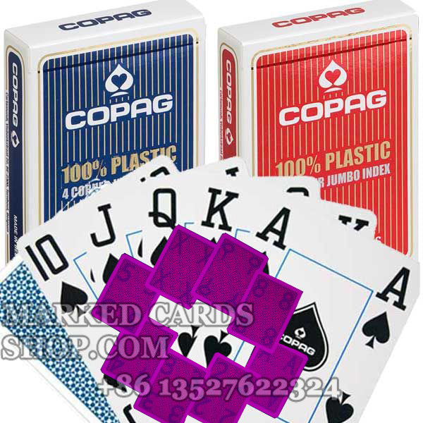 Copag 4 Corner <tc>gemarkeerd kaartspel</tc> voor valse contactlenzen