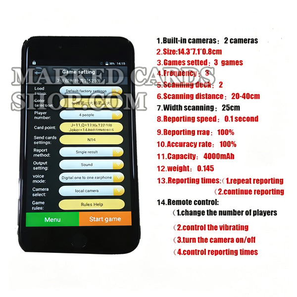 CVK 600 Poker Analyzer Cheating System - Nieuwste pokeranalyzer op de markt