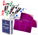 Copag 4 kleuren pokerformaat <tc>gemarkeerd kaartspel</tc> voor vals spelen