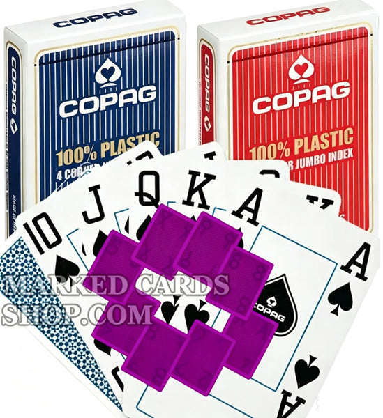 Copag 4 Corner <tc>gemarkeerd kaartspel</tc> voor valse contactlenzen