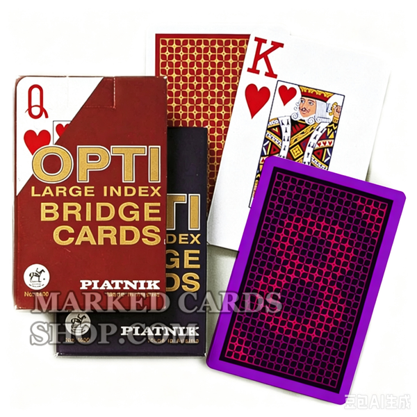 Piatnik Speelkaarten Opti Poker Onzichtbare markering voor vals spelen van kaarten