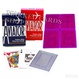 Onzichtbare Aviator-markeringskaarten met Jumbo/Standaard Index 52-kaarten