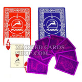 Modiano 54 Carte Blackjack Cheating gemarkeerde kaarten met IR-inkt