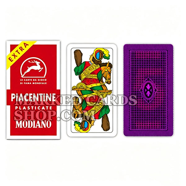 Modiano Piacentine plastic kaarten reguliere index voor IR-pokercamera
