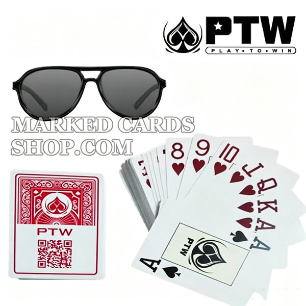 PTW onzichtbare inktgemarkeerde kaarten voor pokergoktrucs