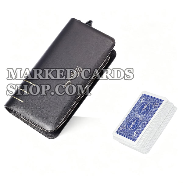 HD Poker Scanner Rits Portemonnee Dubbele Lens Camera voor Poker analyser apparaat