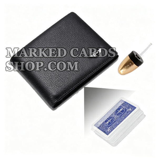 Bifold Wallet Poker Valsspelen Camera met 20-40 CM scanafstand