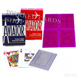 Onzichtbare Aviator-markeringskaarten met Jumbo/Standaard Index 52-kaarten
